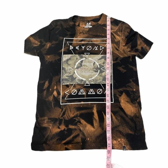 Amplify‎ Beyond Common Tie Dye T-Shirt Black Small - Picture 6 of 7